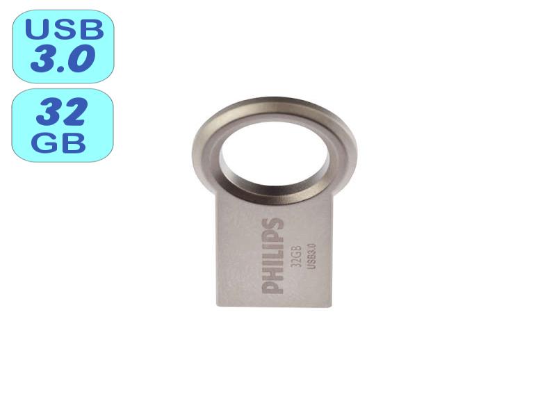 PHILIPS clé USB 3.0 Circle - 32Go - gris