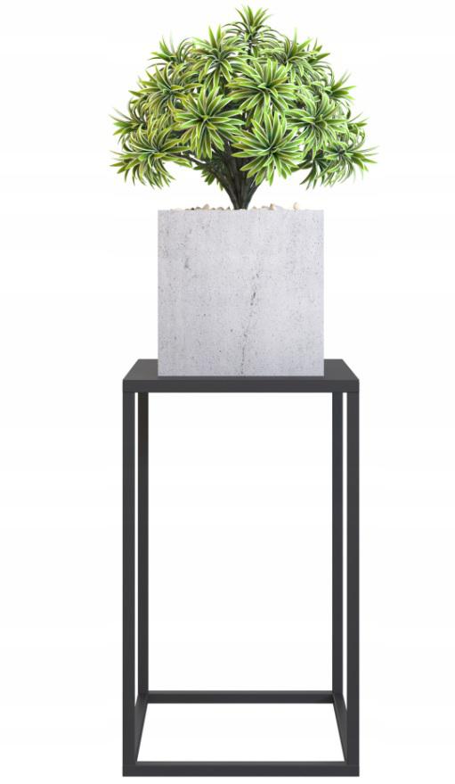 Viva Overleg werkelijk Stalen bloemenstandaard, bloembed, 24x24x40cm - mat zwart