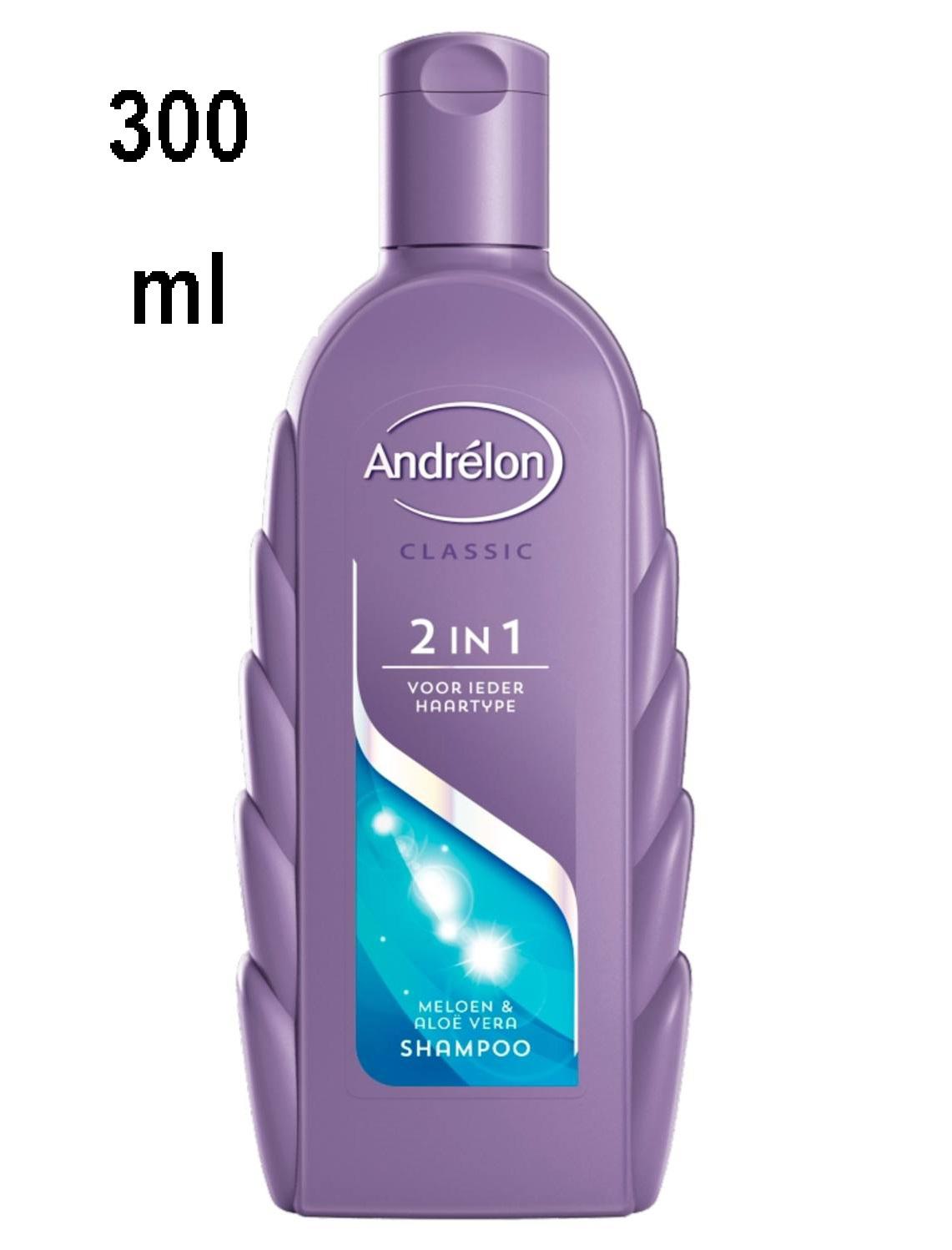 kasteel Intuïtie credit Andrelon Shampoo "2 in 1- Melon & Aloe Vera" for all hair types - 300 ml