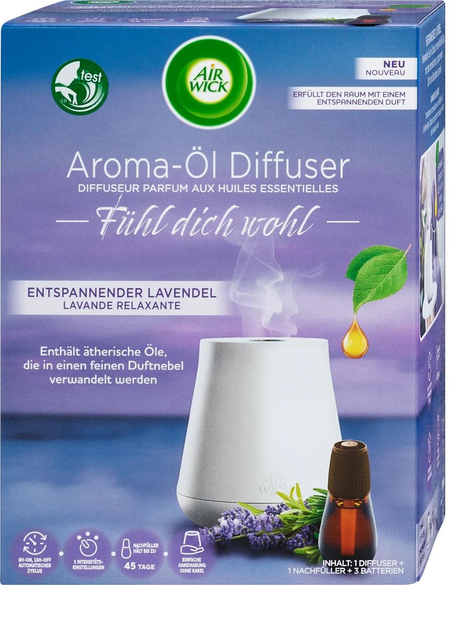 Air Wick Aroma-Öl Diffuser Starter-Set - Entspannender Lavendel - 20ml