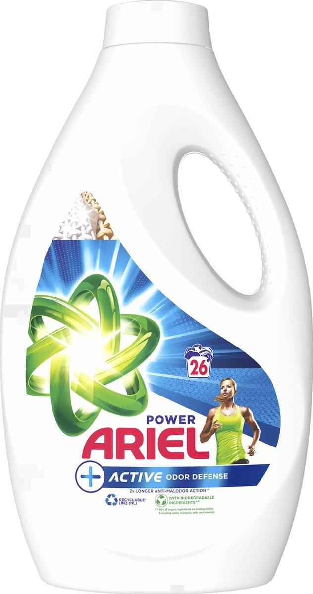 4x ARIEL Lessive Liquide - Active Odor Control - 1,3 litre / 26