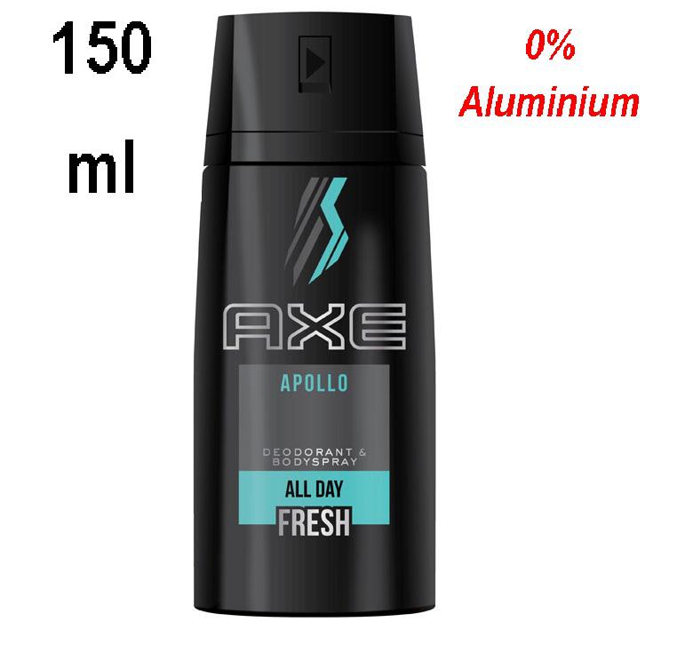 Planeet over minstens AXE Deodorant / Bodyspray Men "Apollo" - 0% Aluminum - 150 ml
