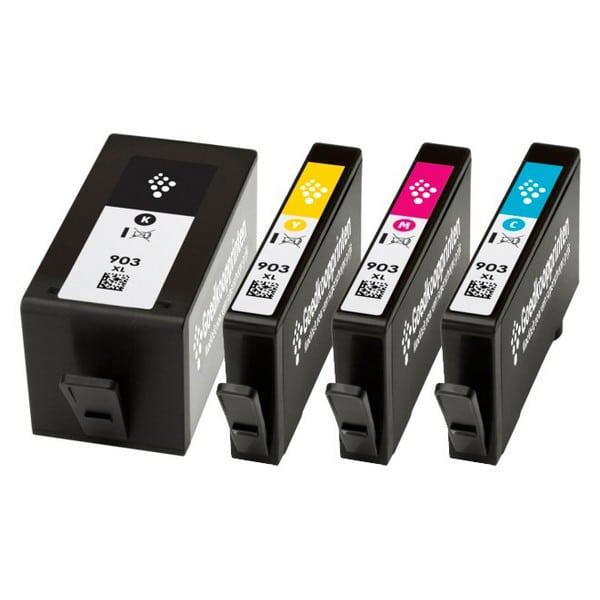 Compatible Ink Cartridge Replacement for HP 903 XL (4 pack), Smart Ink